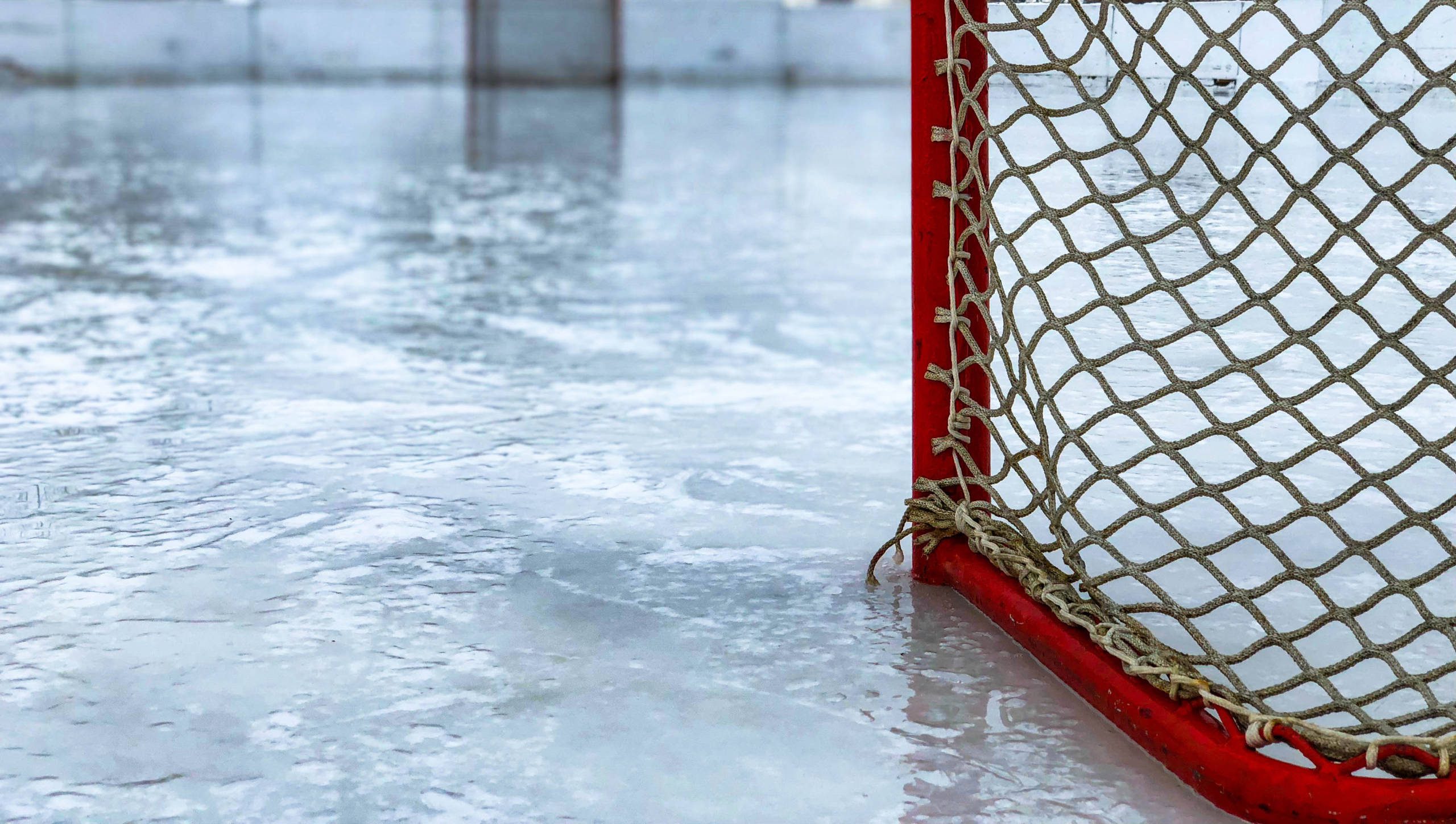 Photo of a hockey net - credit Chris Liverani